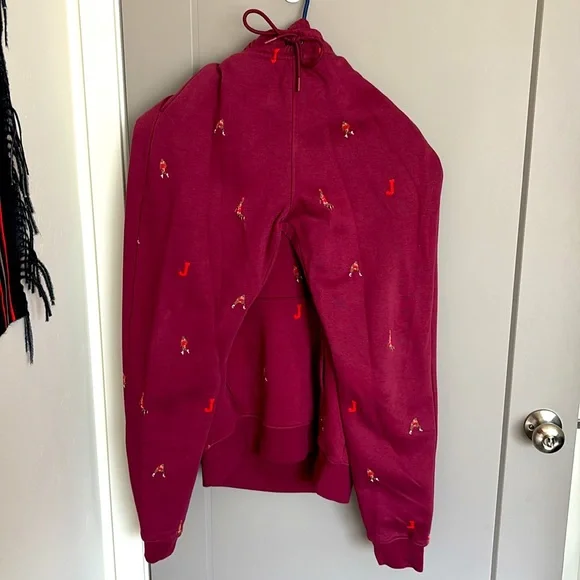 Jordan Maroon Tracksuit with Jordan Accents - Picture 3 of 8